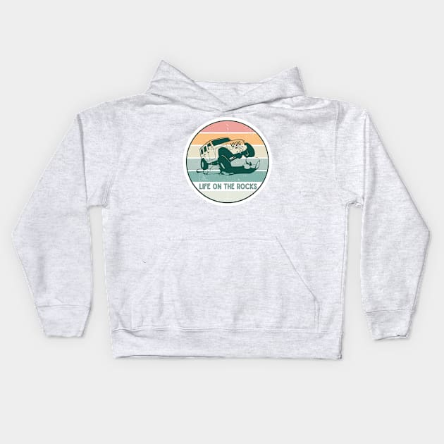 Life on the Rocks Kids Hoodie by Thistle Kent